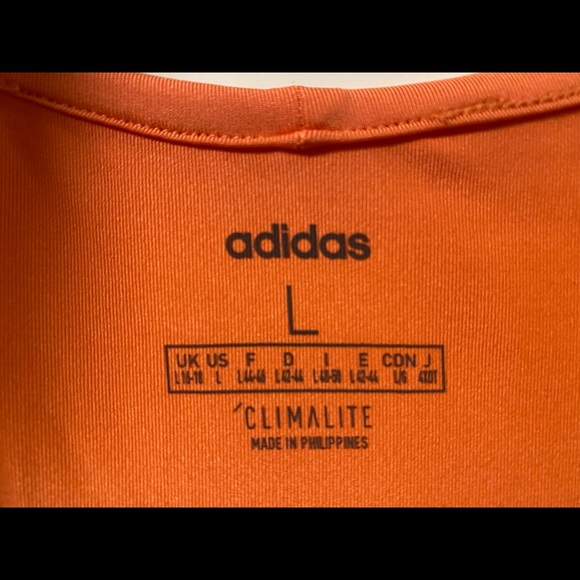 Adidas Orange Workout Tank Top - Picture 4 of 4